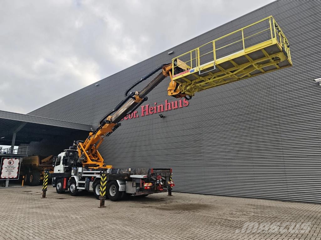 Volvo FMX 460 8x4 AMV 11 SWL 1000 QR Tunnelplatform Truck mounted aerial platforms