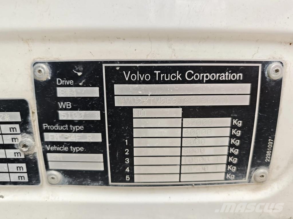 Volvo FMX 460 8x4 AMV 11 SWL 1000 QR Tunnelplatform Truck mounted aerial platforms