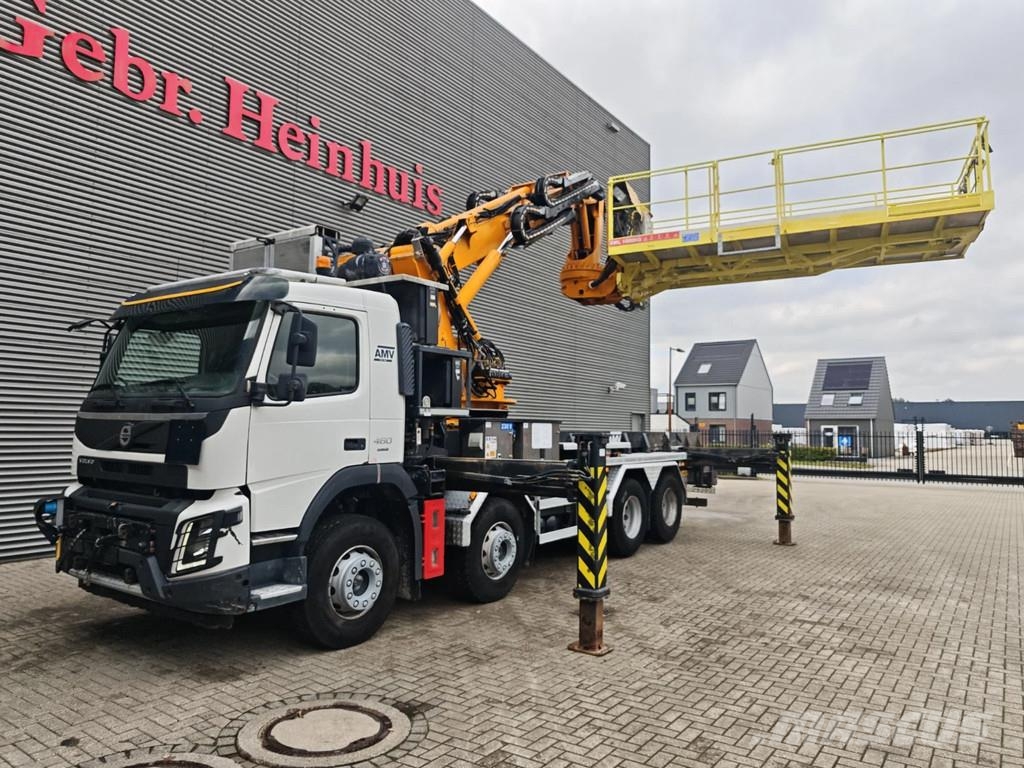 Volvo FMX 460 8x4 AMV 11 SWL 1000 QR Tunnelplatform Truck mounted aerial platforms