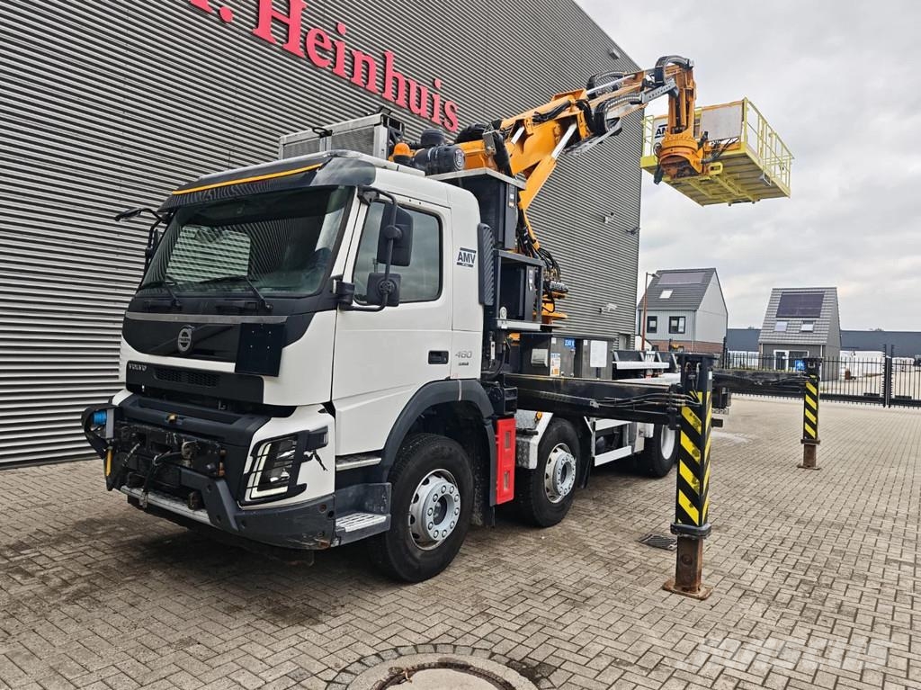 Volvo FMX 460 8x4 AMV 11 SWL 1000 QR Tunnelplatform Truck mounted aerial platforms