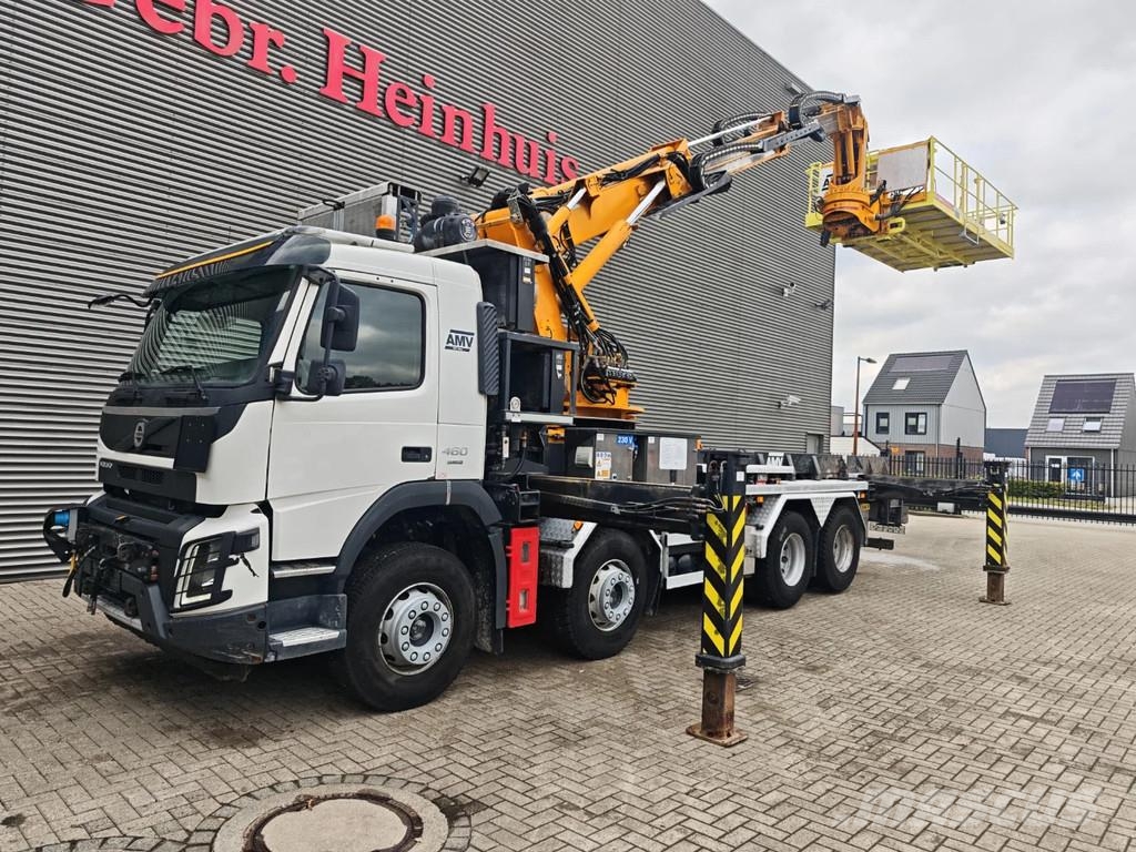 Volvo FMX 460 8x4 AMV 11 SWL 1000 QR Tunnelplatform Truck mounted aerial platforms