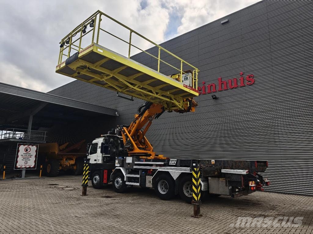 Volvo FMX 460 8x4 AMV 11 SWL 1000 QR Tunnelplatform Truck mounted aerial platforms