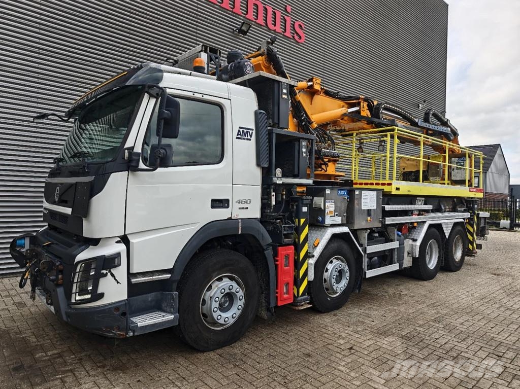 Volvo FMX 460 8x4 AMV 11 SWL 1000 QR Tunnelplatform Truck mounted aerial platforms