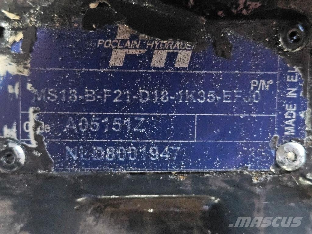 Poclain MS18-B-F21-D18-1K35-EFJ0 - Wheel motor/Radmotor Hydraulics