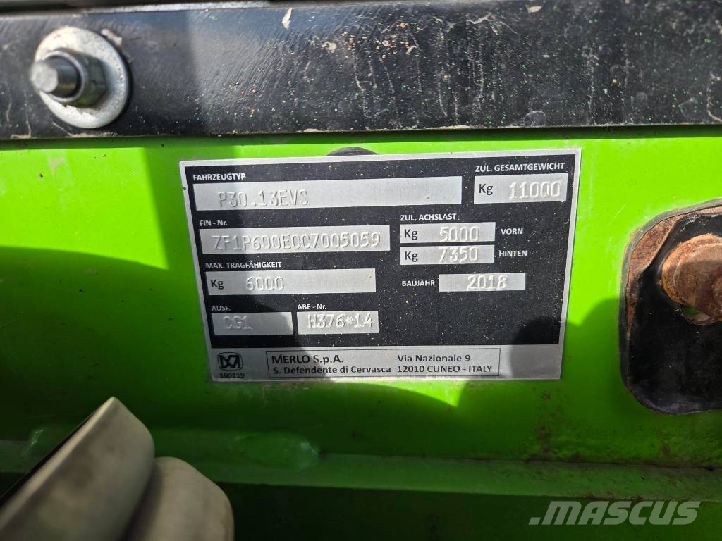 Merlo P 60.10 EV, 2018, 2.517h 伸縮臂操作車