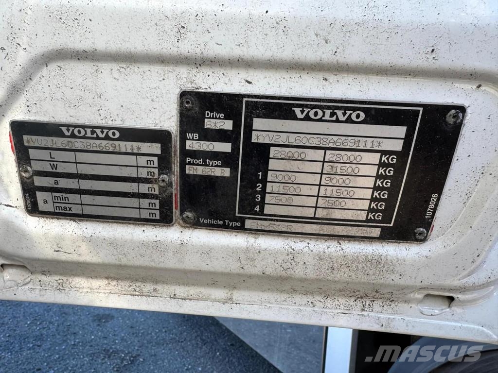 Volvo FM 6X2 EURO 5 TANKWAGEN + SLANGEN Tankbilar
