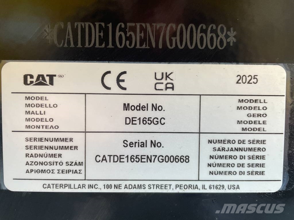 CAT DE165GC - 165 kVA Stand-by Generator - DPX-18210 柴油发电机