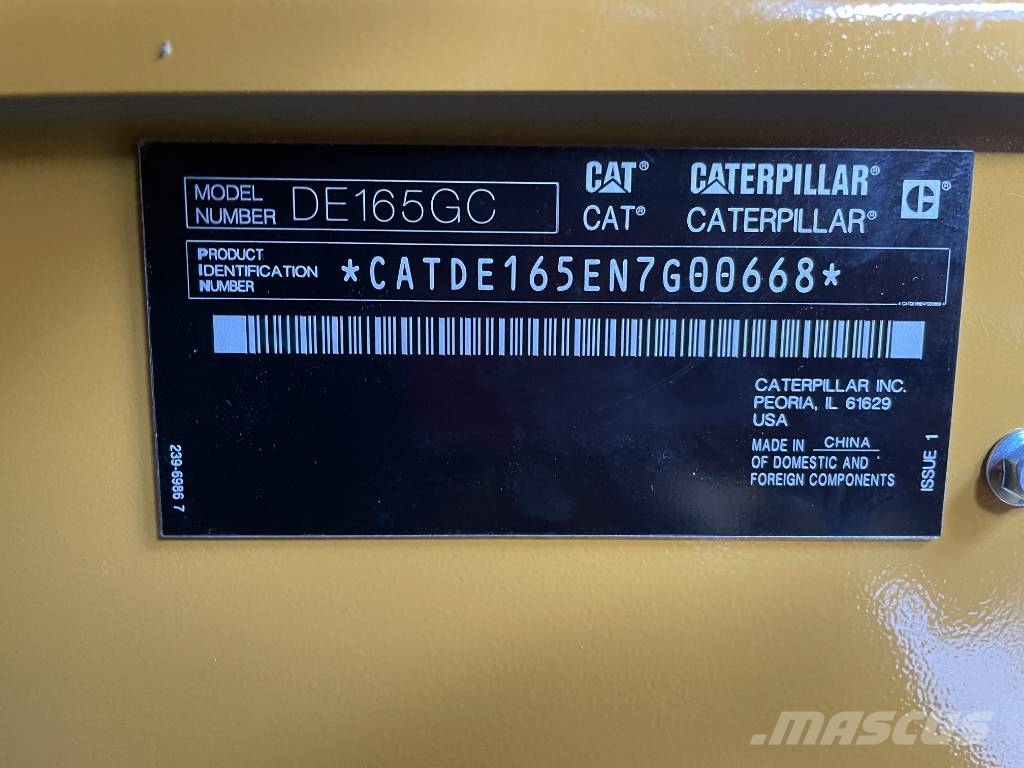 CAT DE165GC - 165 kVA Stand-by Generator - DPX-18210 柴油发电机