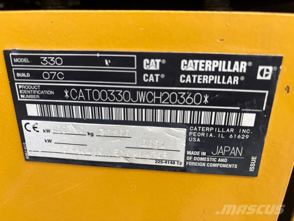 CAT 330-07C Paletli ekskavatörler