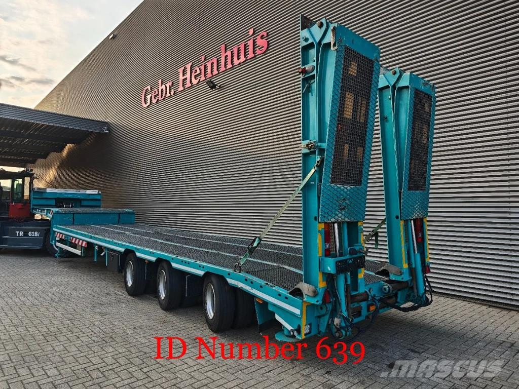 Meusburger MTS-3 Powersteering Bridge Ramps Winch! نصف مقطورة مسطحة منخفضة