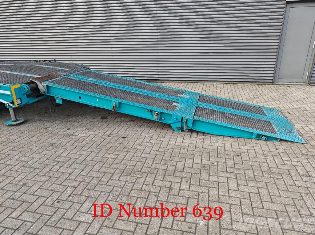 Meusburger MTS-3 Powersteering Bridge Ramps Winch! نصف مقطورة مسطحة منخفضة