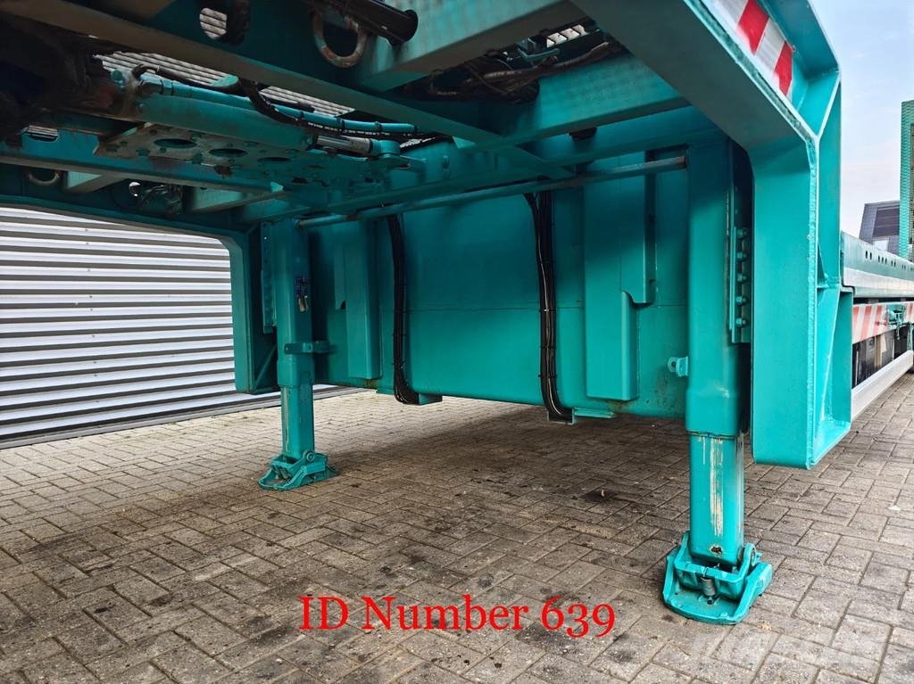 Meusburger MTS-3 Powersteering Bridge Ramps Winch! نصف مقطورة مسطحة منخفضة