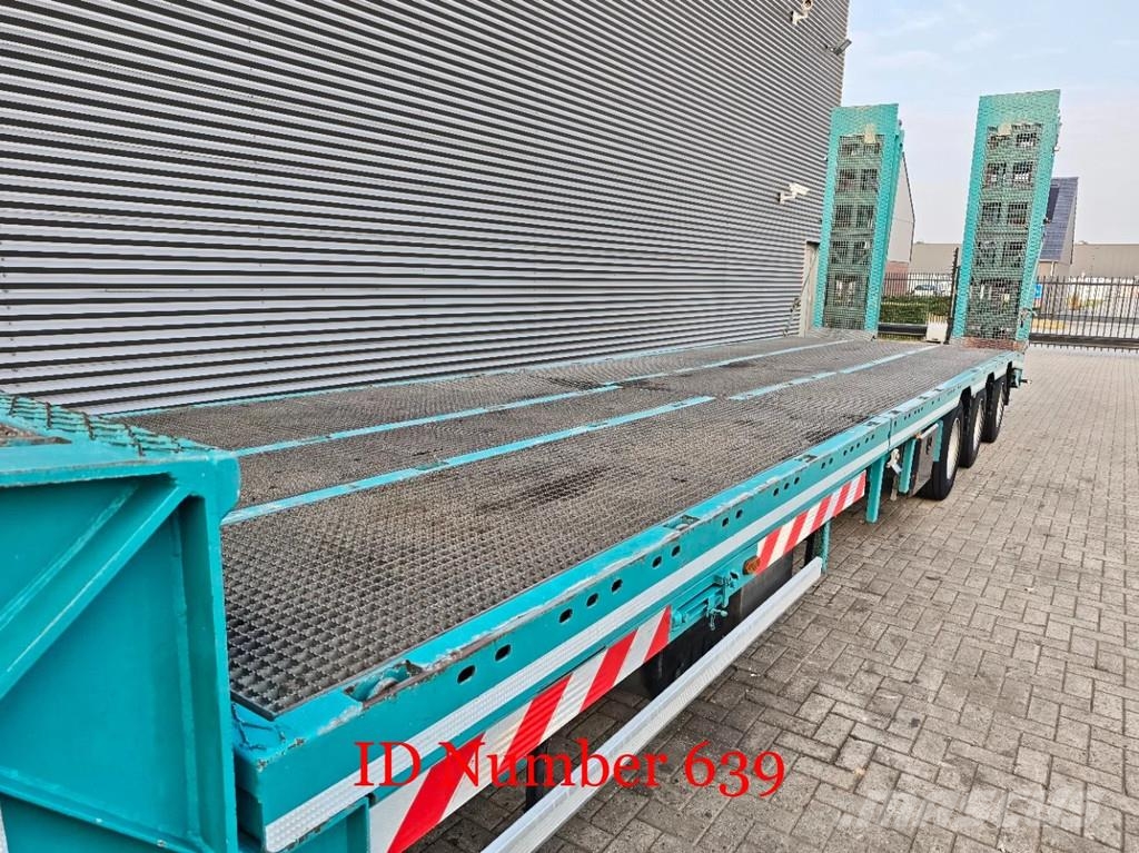 Meusburger MTS-3 Powersteering Bridge Ramps Winch! نصف مقطورة مسطحة منخفضة