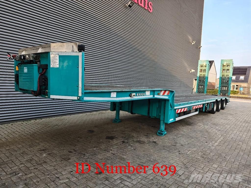 Meusburger MTS-3 Powersteering Bridge Ramps Winch! نصف مقطورة مسطحة منخفضة