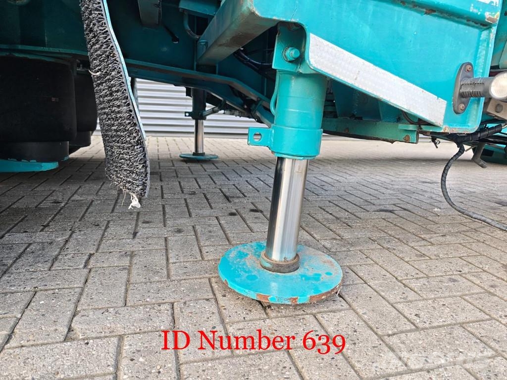 Meusburger MTS-3 Powersteering Bridge Ramps Winch! نصف مقطورة مسطحة منخفضة
