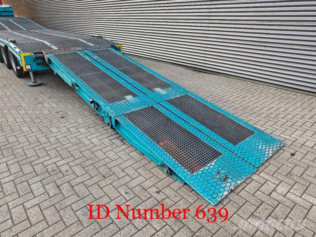 Meusburger MTS-3 Powersteering Bridge Ramps Winch! نصف مقطورة مسطحة منخفضة