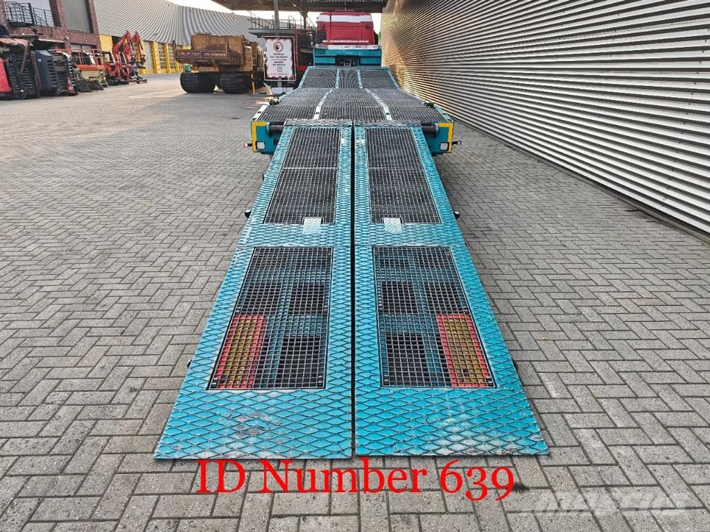 Meusburger MTS-3 Powersteering Bridge Ramps Winch! نصف مقطورة مسطحة منخفضة