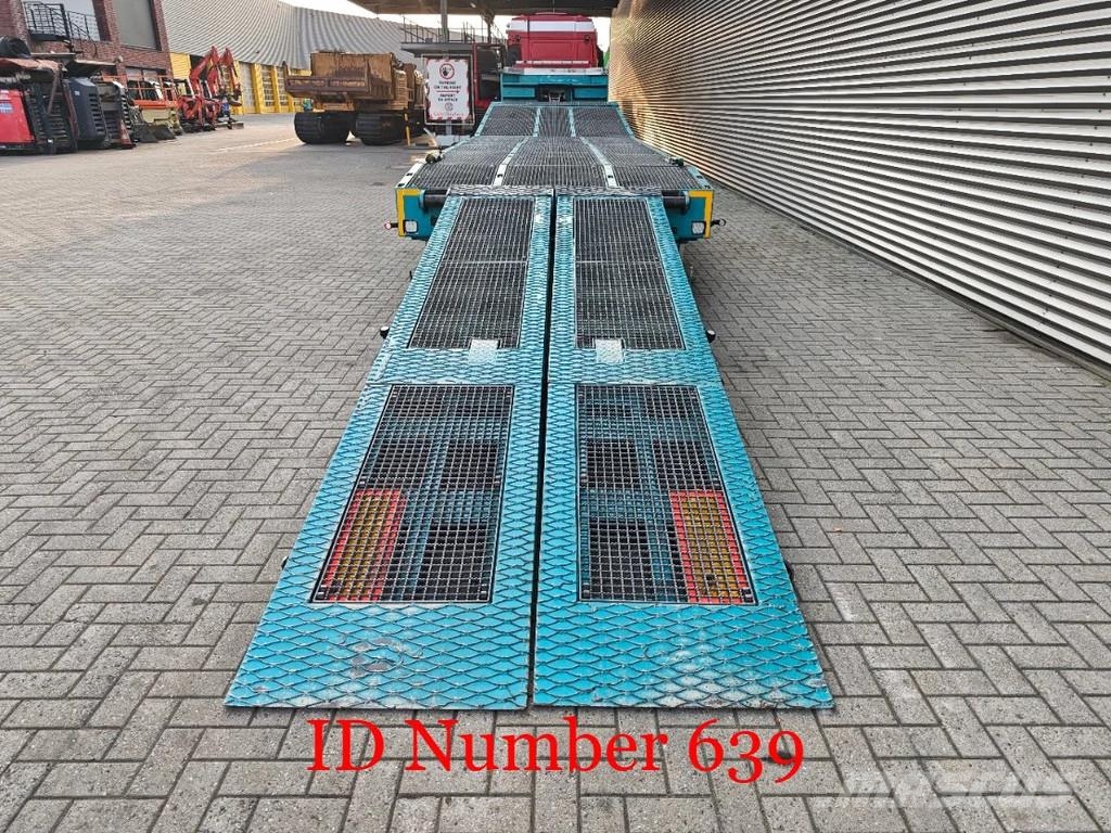 Meusburger MTS-3 Powersteering Bridge Ramps Winch! نصف مقطورة مسطحة منخفضة