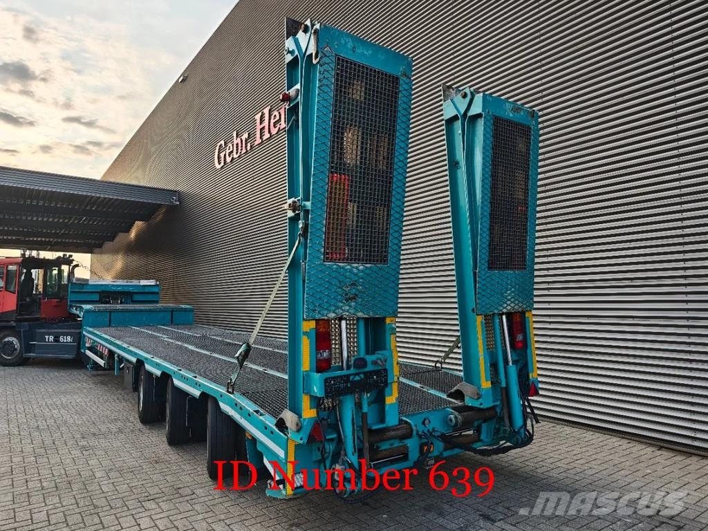 Meusburger MTS-3 Powersteering Bridge Ramps Winch! نصف مقطورة مسطحة منخفضة
