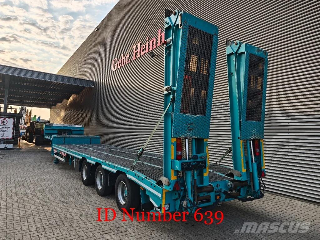 Meusburger MTS-3 Powersteering Bridge Ramps Winch! نصف مقطورة مسطحة منخفضة