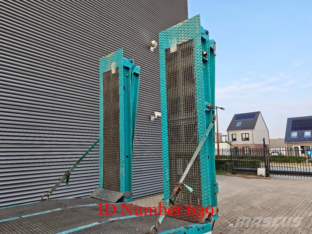 Meusburger MTS-3 Powersteering Bridge Ramps Winch! نصف مقطورة مسطحة منخفضة