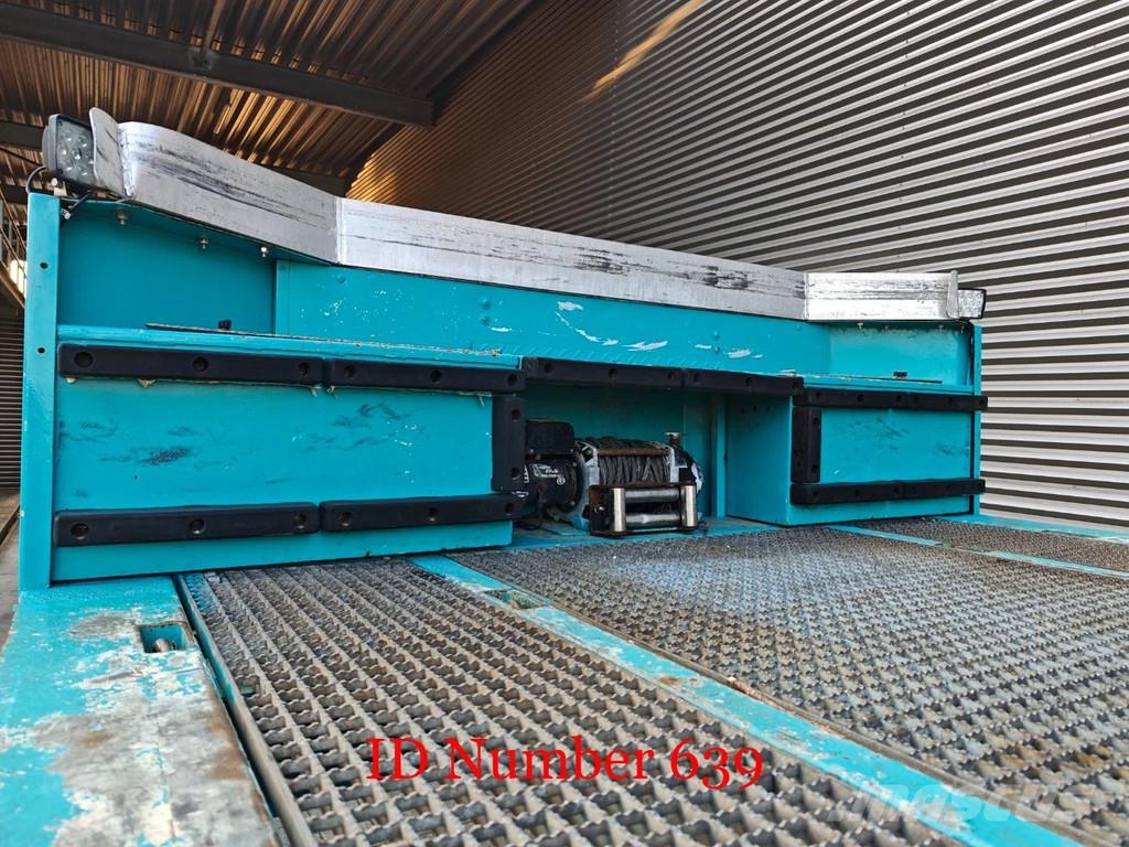 Meusburger MTS-3 Powersteering Bridge Ramps Winch! نصف مقطورة مسطحة منخفضة