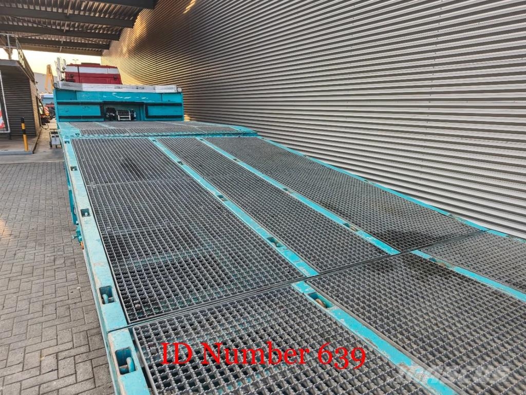 Meusburger MTS-3 Powersteering Bridge Ramps Winch! نصف مقطورة مسطحة منخفضة