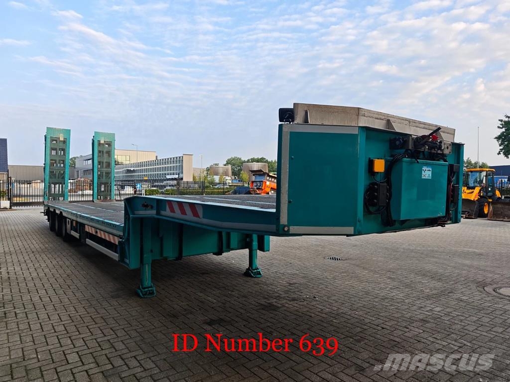 Meusburger MTS-3 Powersteering Bridge Ramps Winch! نصف مقطورة مسطحة منخفضة