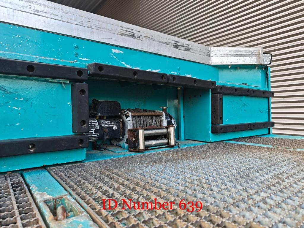 Meusburger MTS-3 Powersteering Bridge Ramps Winch! نصف مقطورة مسطحة منخفضة