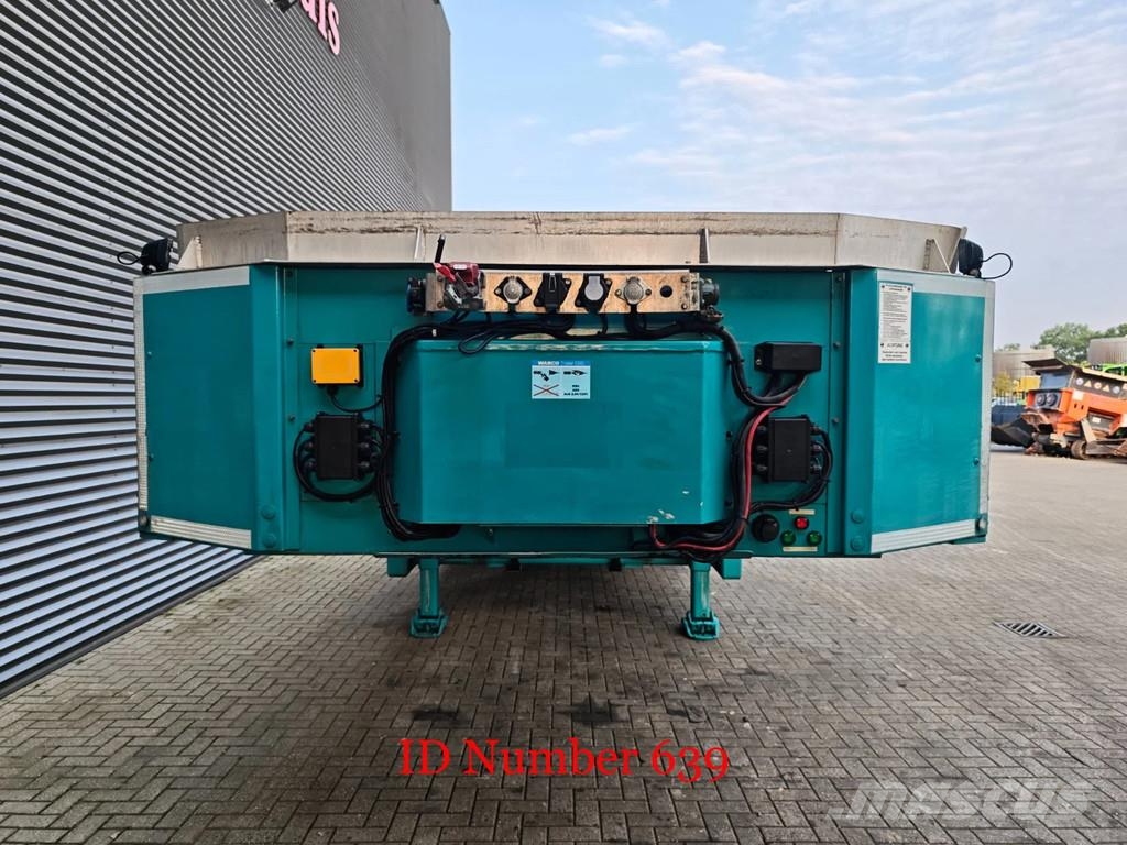 Meusburger MTS-3 Powersteering Bridge Ramps Winch! نصف مقطورة مسطحة منخفضة
