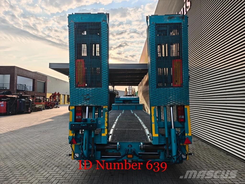 Meusburger MTS-3 Powersteering Bridge Ramps Winch! نصف مقطورة مسطحة منخفضة
