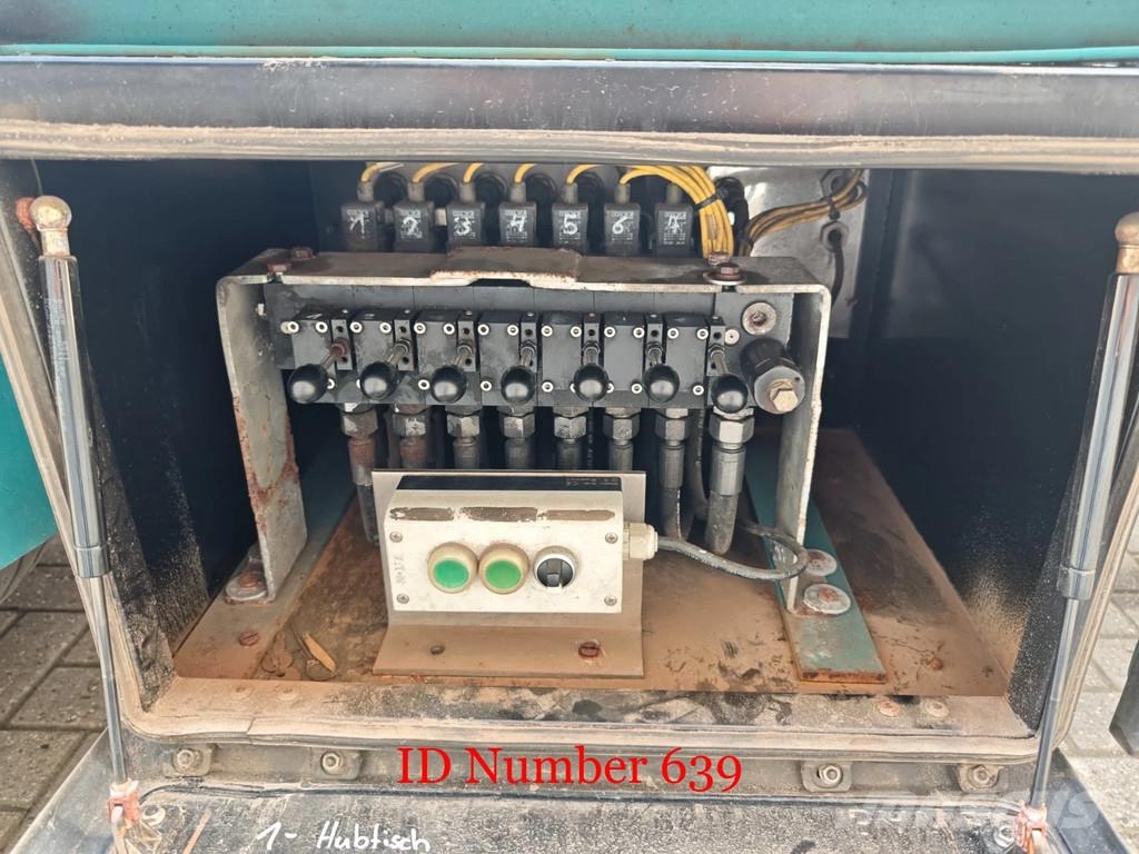 Meusburger MTS-3 Powersteering Bridge Ramps Winch! نصف مقطورة مسطحة منخفضة