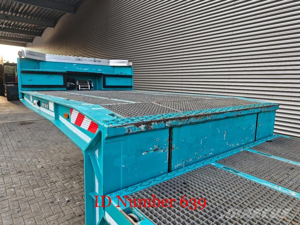 Meusburger MTS-3 Powersteering Bridge Ramps Winch! نصف مقطورة مسطحة منخفضة