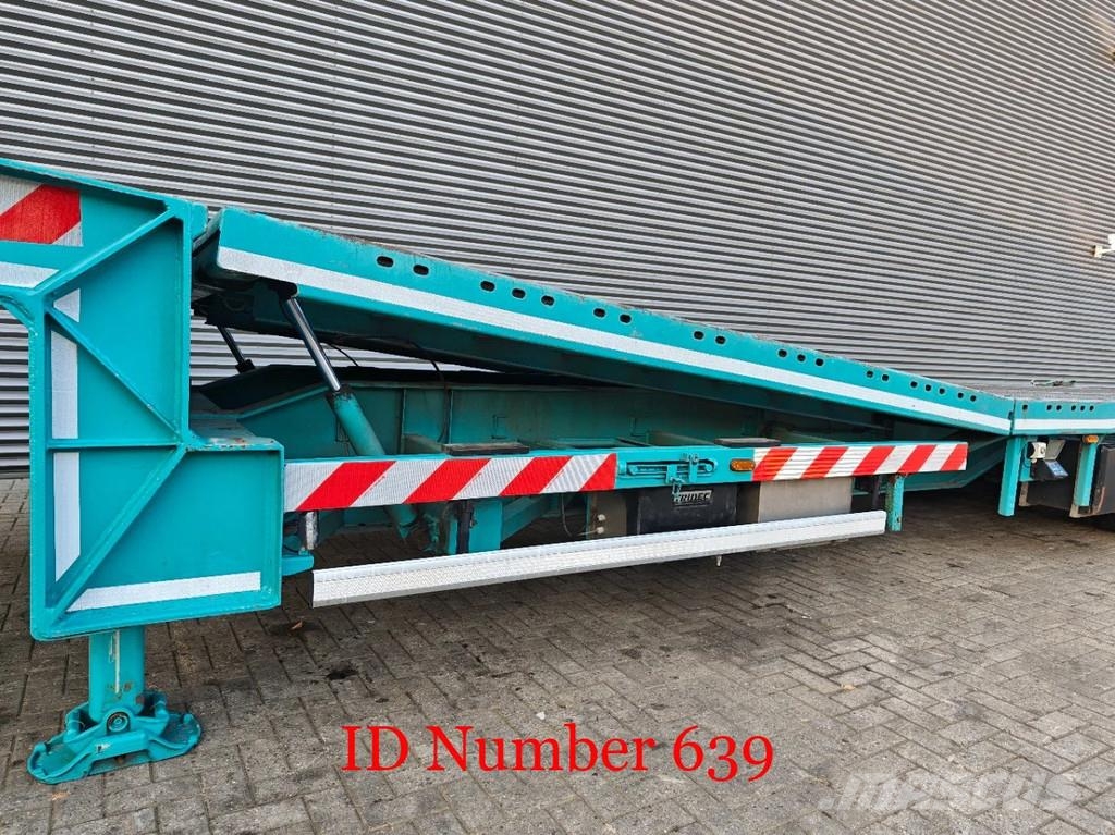 Meusburger MTS-3 Powersteering Bridge Ramps Winch! نصف مقطورة مسطحة منخفضة