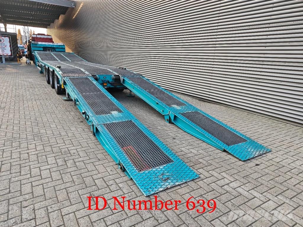 Meusburger MTS-3 Powersteering Bridge Ramps Winch! نصف مقطورة مسطحة منخفضة