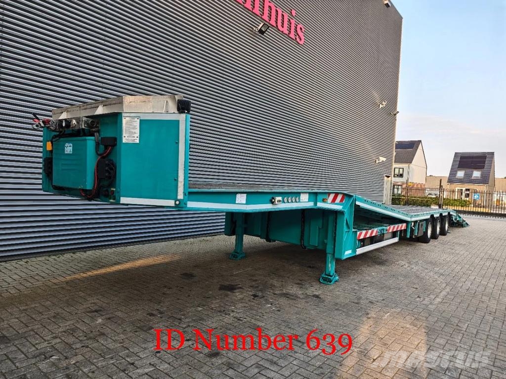 Meusburger MTS-3 Powersteering Bridge Ramps Winch! نصف مقطورة مسطحة منخفضة