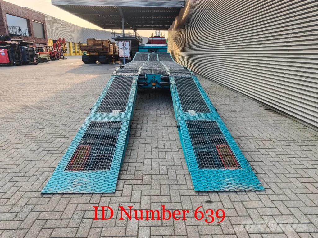 Meusburger MTS-3 Powersteering Bridge Ramps Winch! نصف مقطورة مسطحة منخفضة