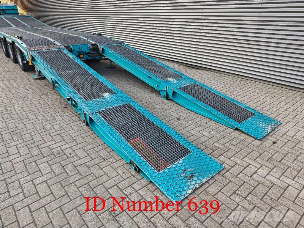 Meusburger MTS-3 Powersteering Bridge Ramps Winch! نصف مقطورة مسطحة منخفضة
