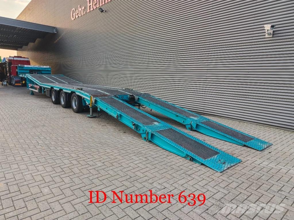Meusburger MTS-3 Powersteering Bridge Ramps Winch! نصف مقطورة مسطحة منخفضة