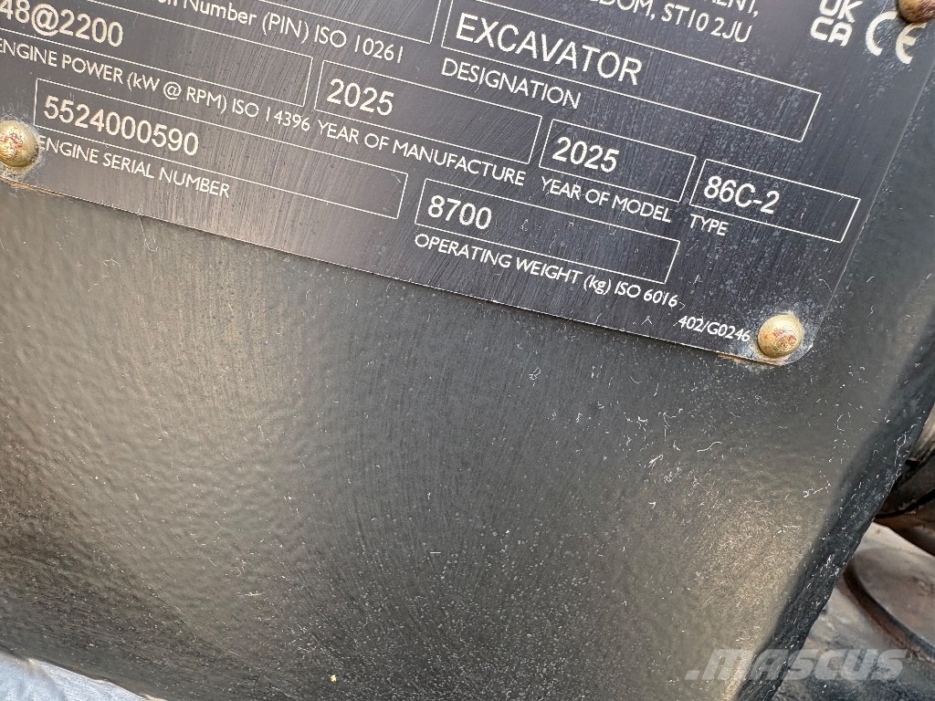 JCB 86 C-2 Средни екскаватори 7т - 12т