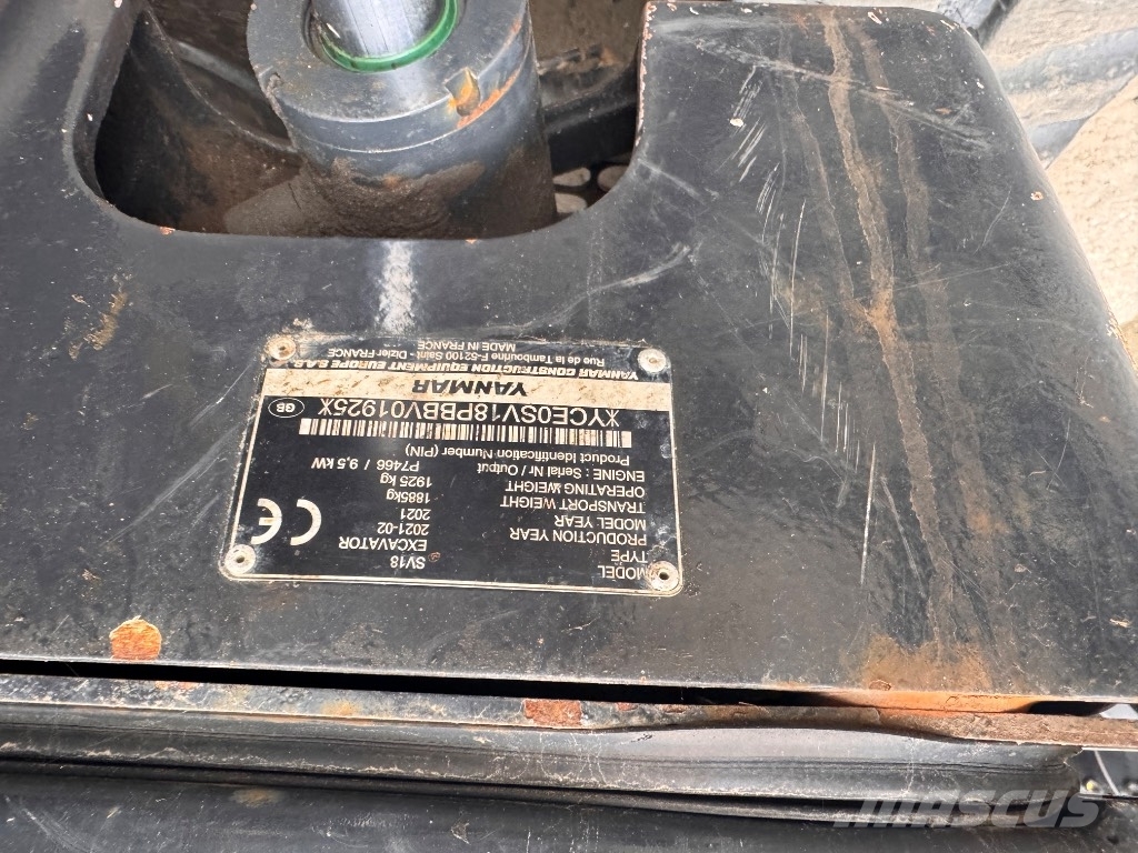 Yanmar SV18 (01925) Minigrävare < 7t