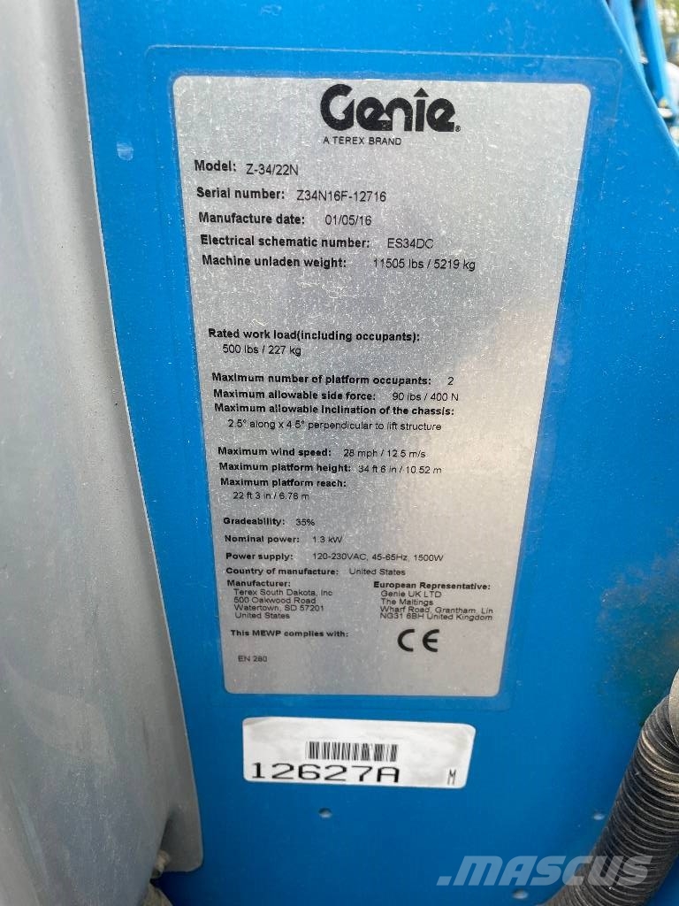 Genie Z 34/22 N Коленчатые подъемники