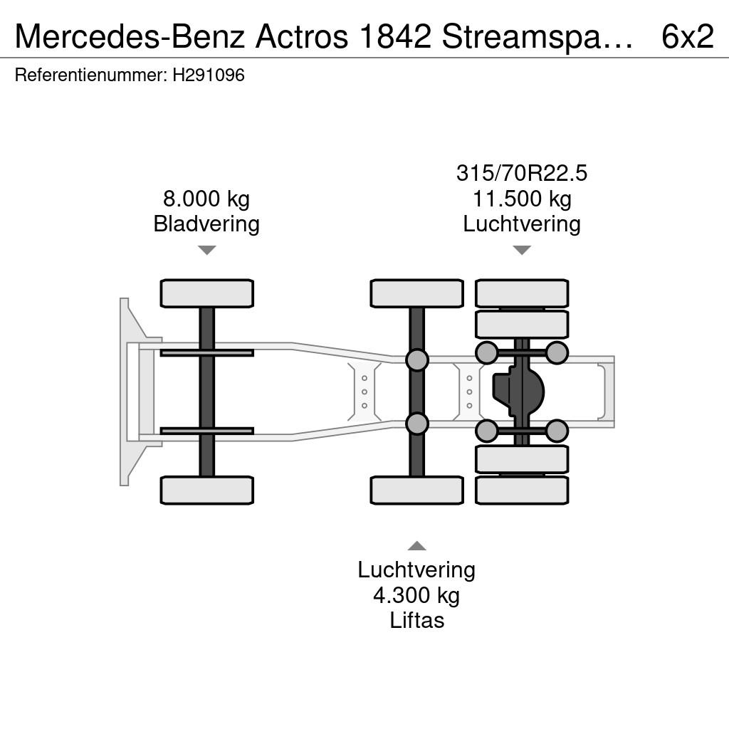Mercedes-Benz Actros 1842 Streamspace 6x2 - PTO/Hydraulics - Ste Trekkers