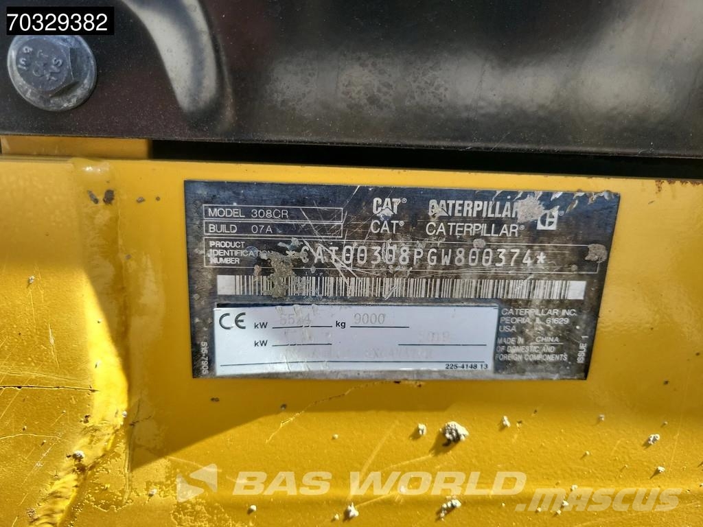 CAT 308 CR Miniexcavadoras