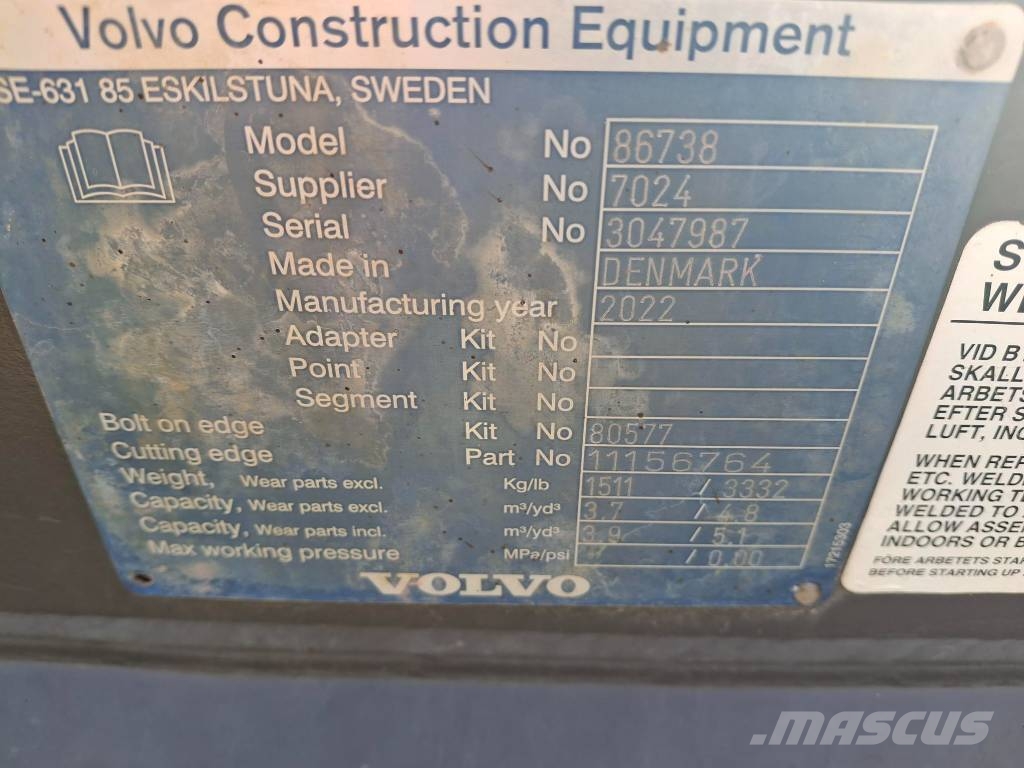 Volvo Ladeschaufel #A-5732 دلاء