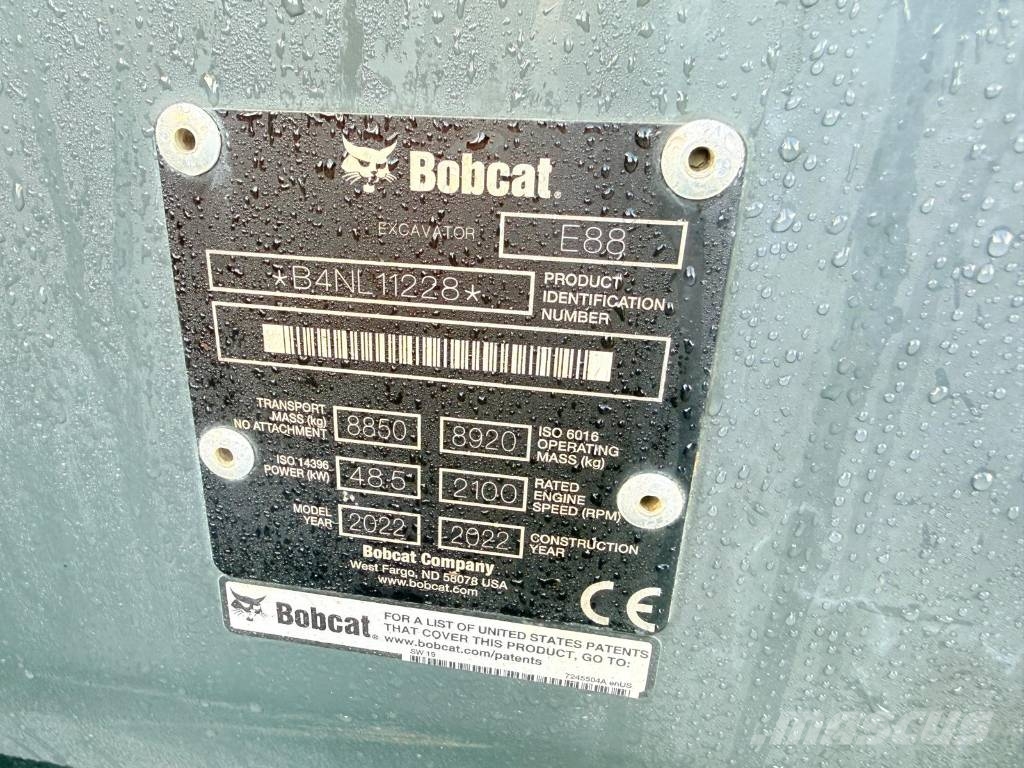 Bobcat E 88 R2 Series Midi excavators 7t - 12t