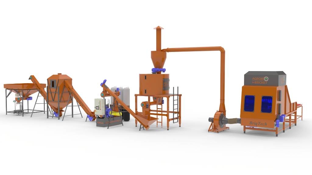 Linie Productie Peleti Paie-Briquetting Technology LPPP-500 농기계 - 기타