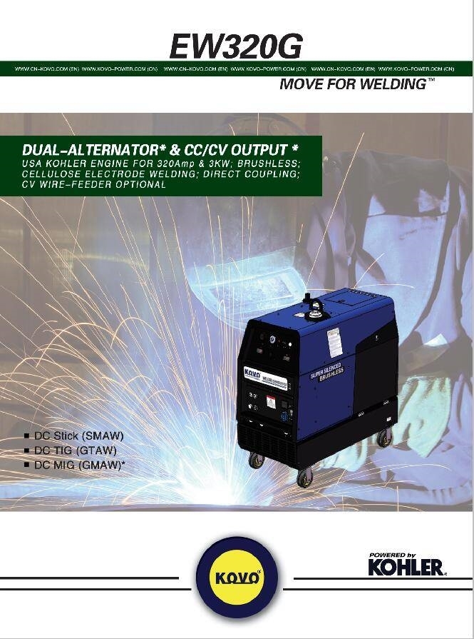 Kovo DIESEL WELDER EW280D Welding machines