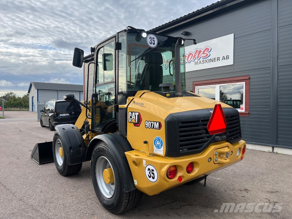CAT 907 M-22 C-smörj,Nya Däck,35km/h Cargadoras sobre ruedas