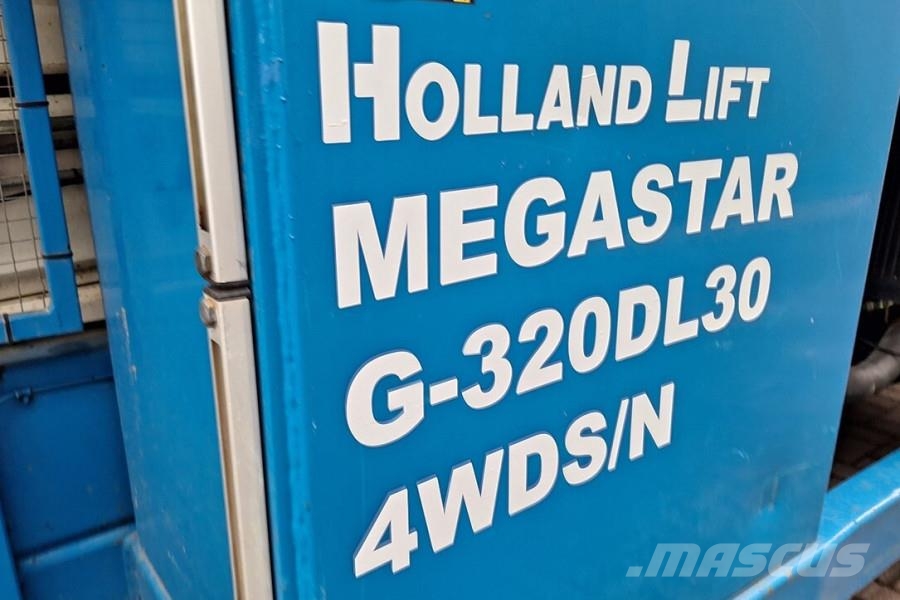 Holland Lift Megastar G320DL30 4WDS/N Diesel, 4x4x4 Drive, 34m 가위형 리프트